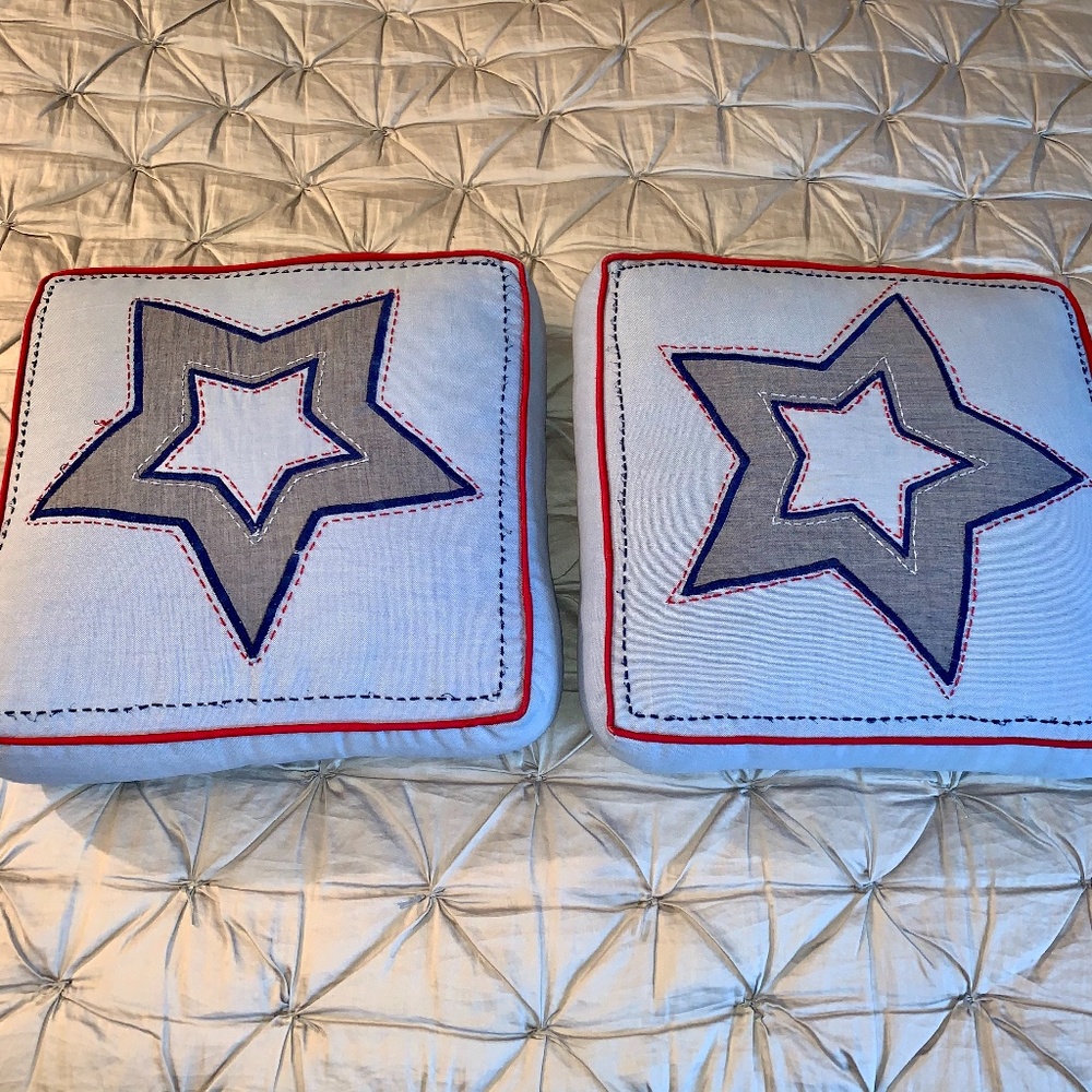 Pottery Barn Kids - Square Star pillows